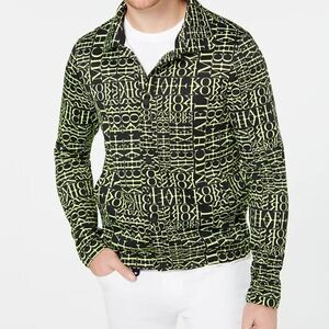 Michael Kors Graphic Black and Green Jacket